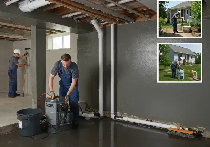 Basement Waterproofing and Flood Prevention process in McComb, MS